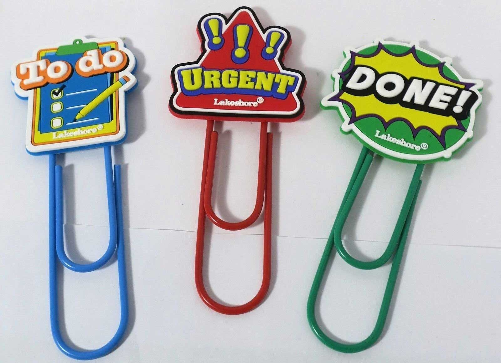 BIG Jumbo Paper Clips Bookmark Learning Home School Supplies Teacher 4.5" long - Image 2