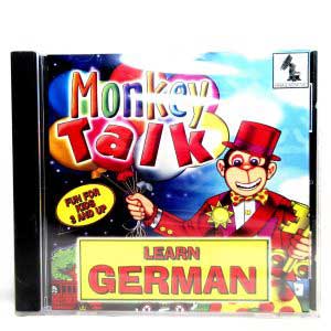 Monkey Talk Learn German PC CD-Rom Win 95/98 Video Game Ages 3+