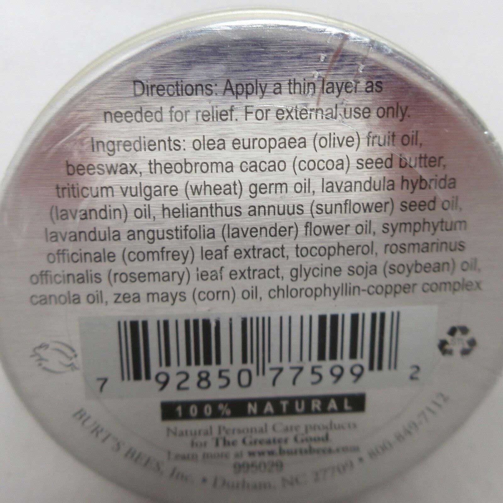 Burt's Bees Res-Q Rescue Ointment Skin Balm 100% All Natural Beeswax 0.6oz/15g - Image 2