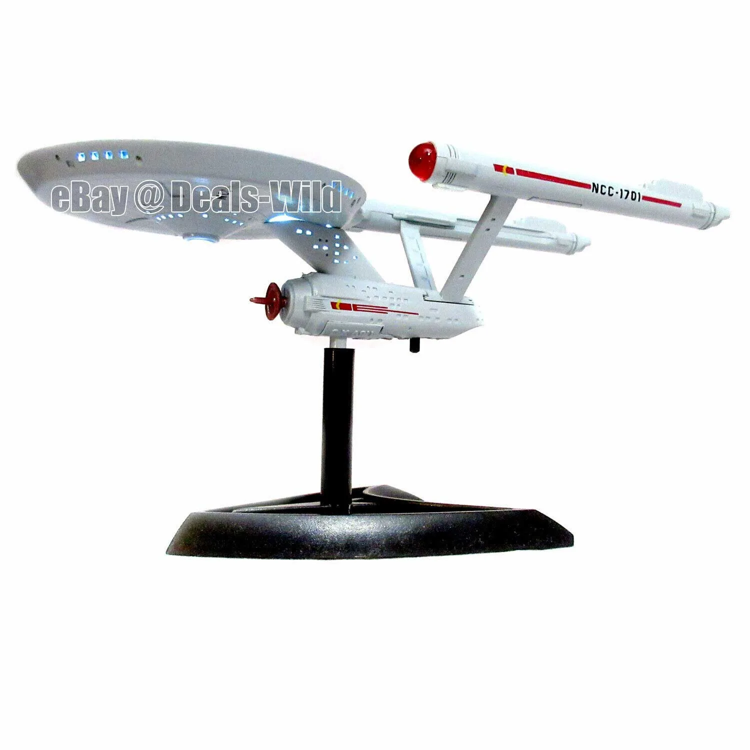 Light Up Star Trek USS Enterprise NCC-1701 Desk Toy Decoration - Image 8