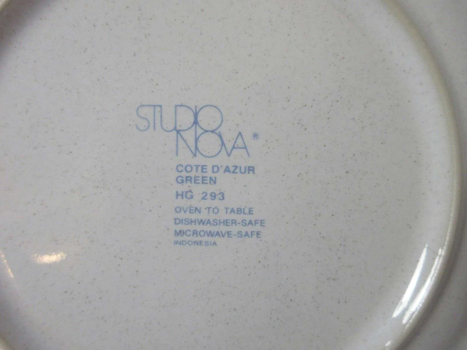 Studio Nova Cote D'Azur Green Blue Flowers HG 293 Salad Plate 8" Replacement - Image 2