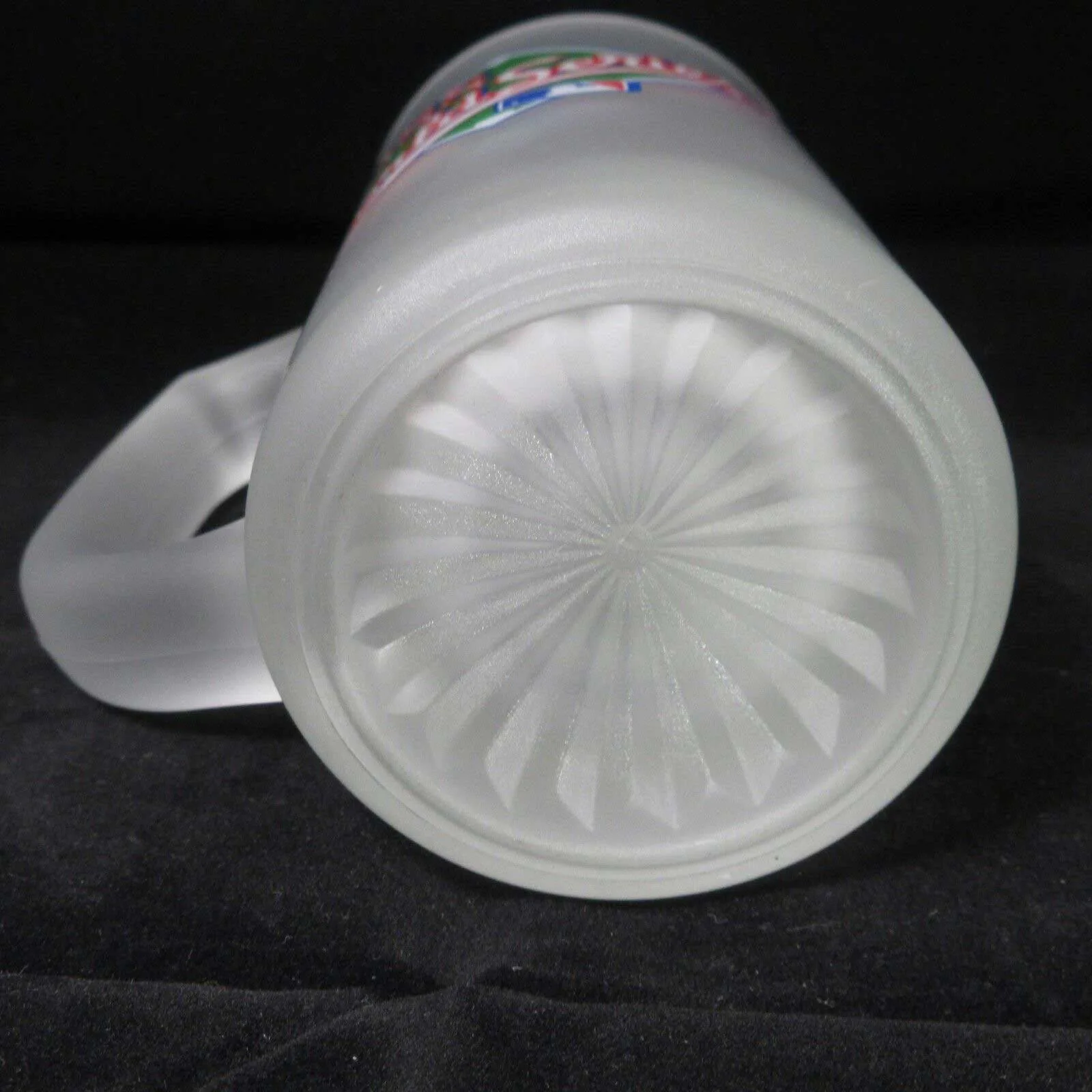 Oakland A's Athletics World Series 1988 Frosted Glass Beer Mug - Image 4
