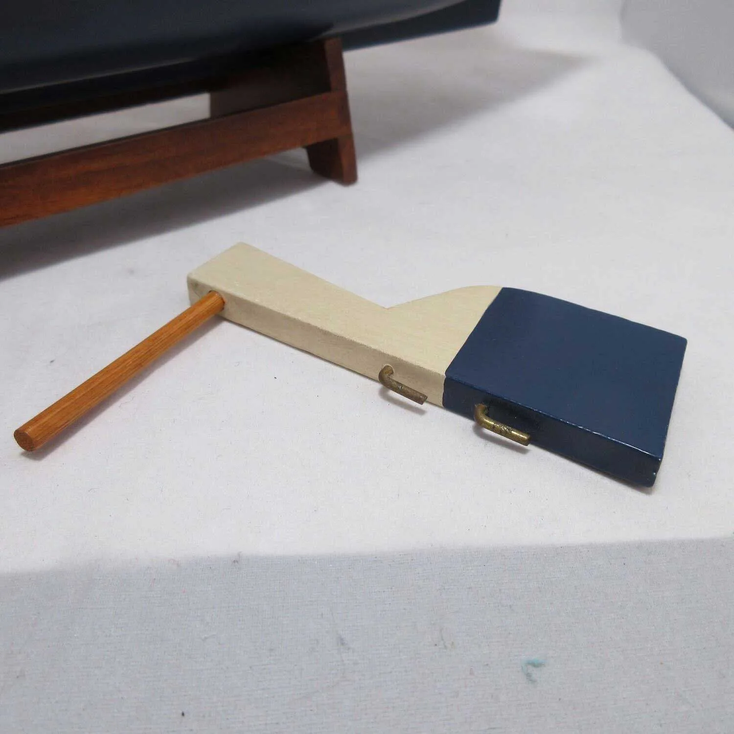 Authentic Models Y3 Madeira Decorative Yacht Sail Boat Crate Barrel Discontinued - Image 12