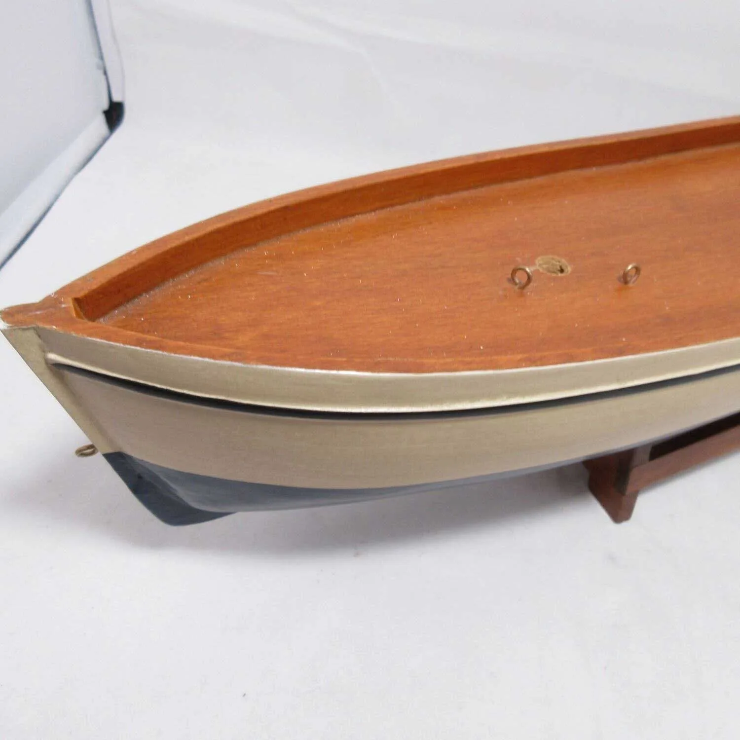 Authentic Models Y3 Madeira Decorative Yacht Sail Boat Crate Barrel Discontinued - Image 15