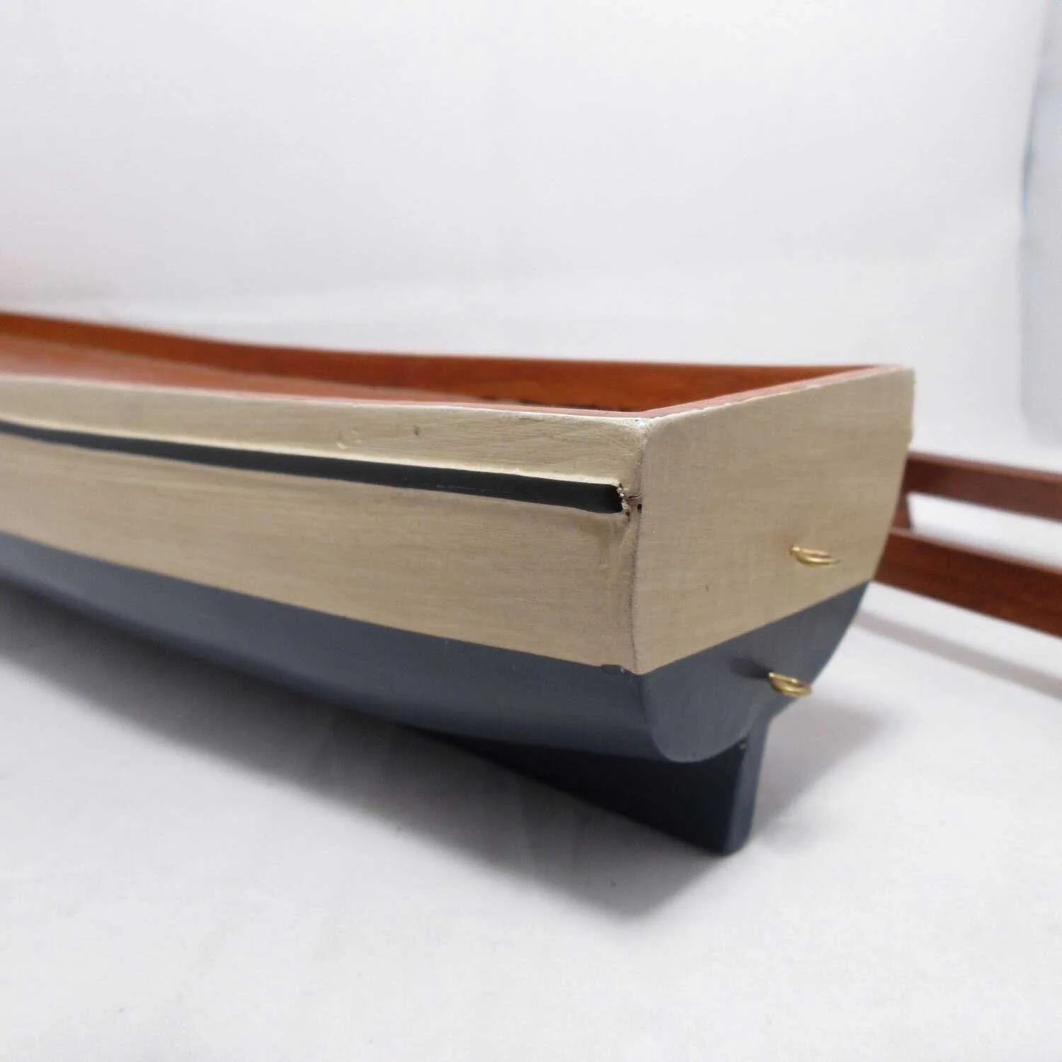 Authentic Models Y3 Madeira Decorative Yacht Sail Boat Crate Barrel Discontinued - Image 18