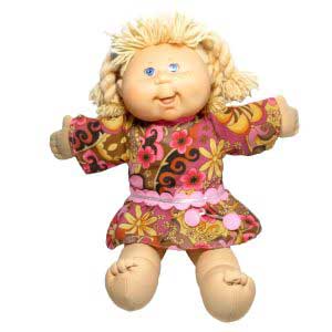 2004 Cabbage Patch Doll Play Along Freckled Open Mouth Blue Eyes Xavier Roberts