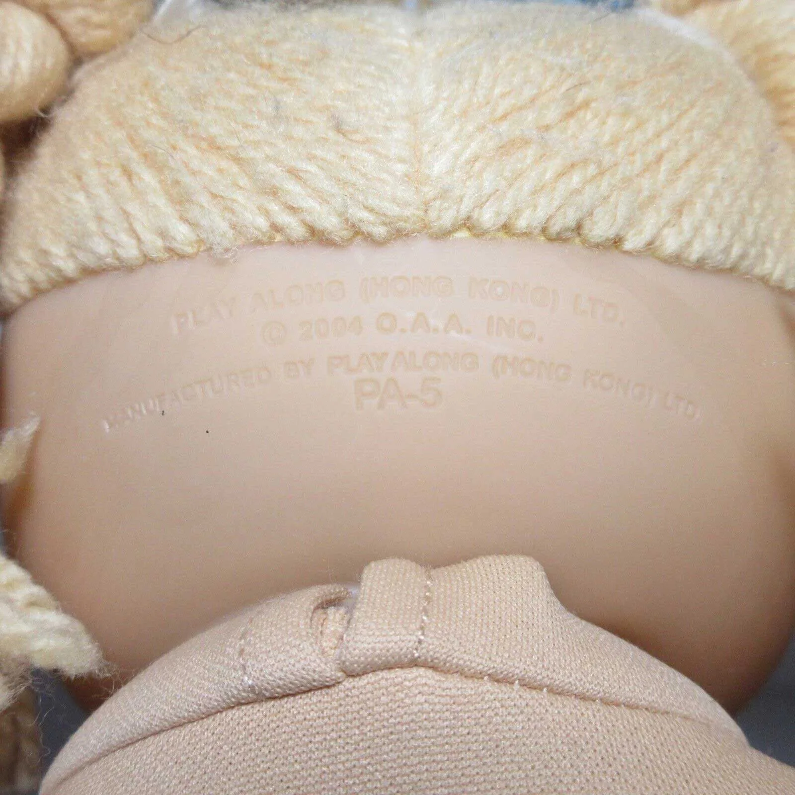 2004 Cabbage Patch Doll Play Along Freckled Open Mouth Blue Eyes Xavier Roberts - Image 6