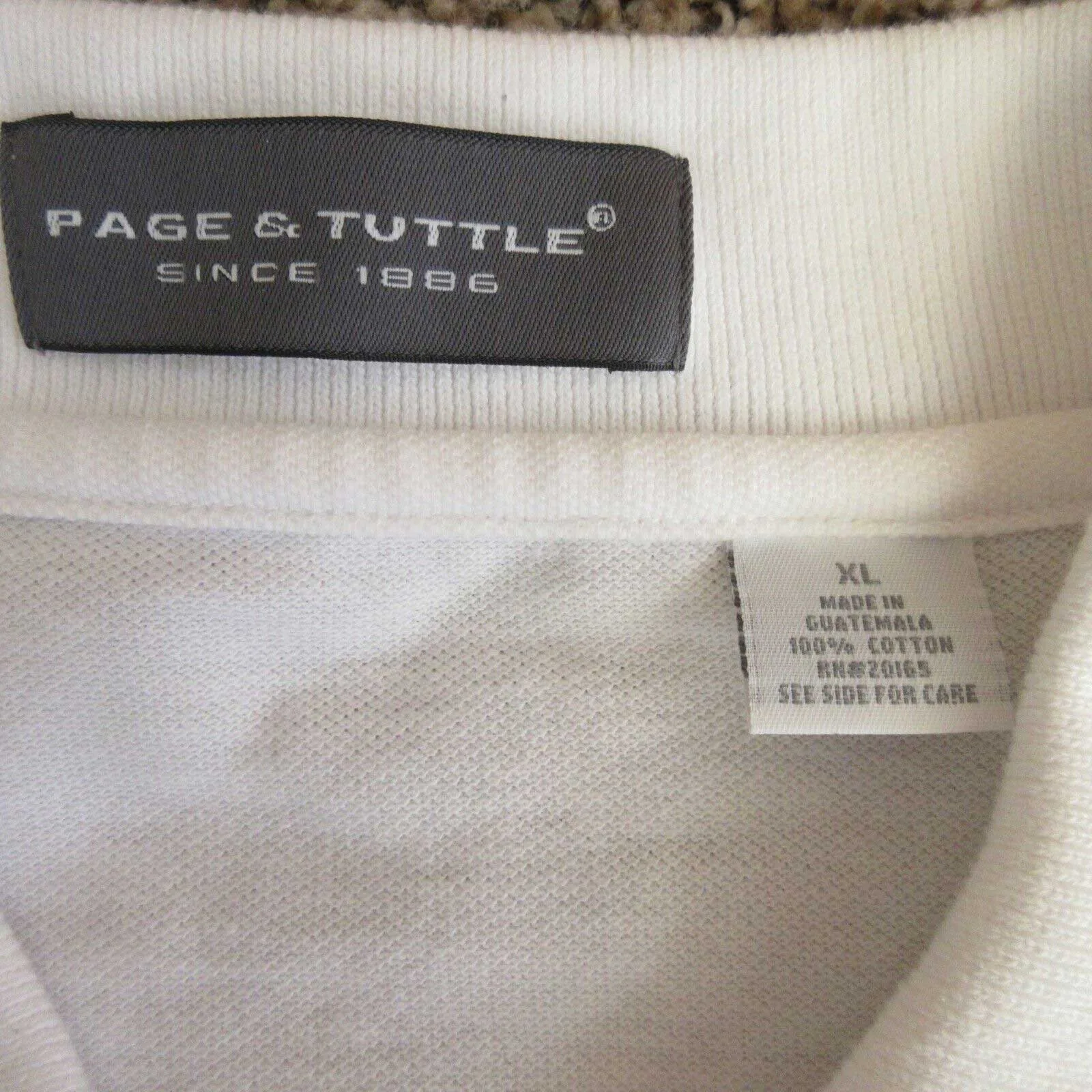 Northrop Grumman Polo Shirt Cotton White Size XL - Image 6