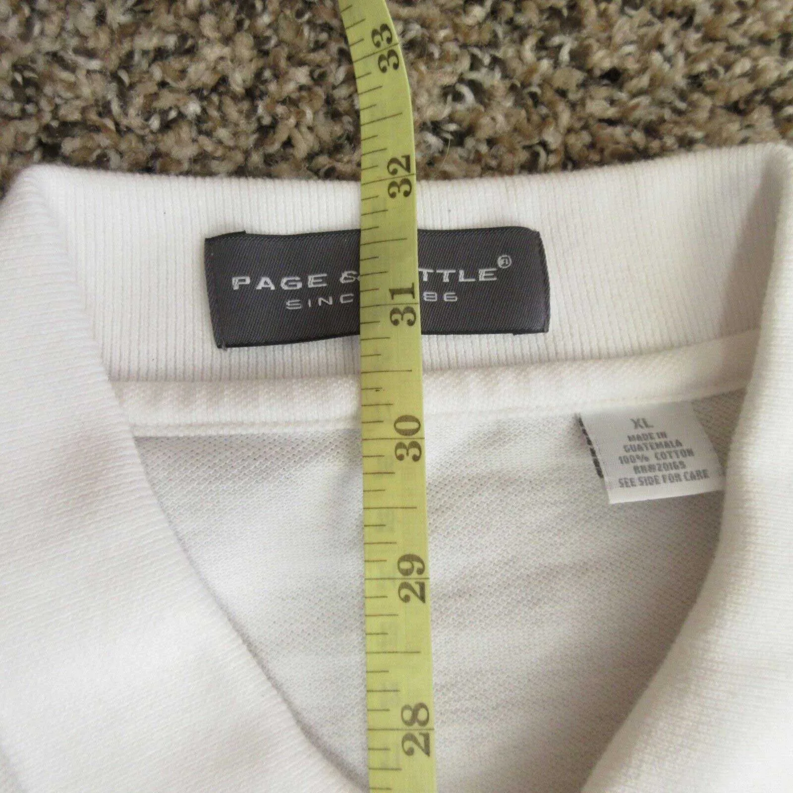 Northrop Grumman Polo Shirt Cotton White Size XL - Image 8