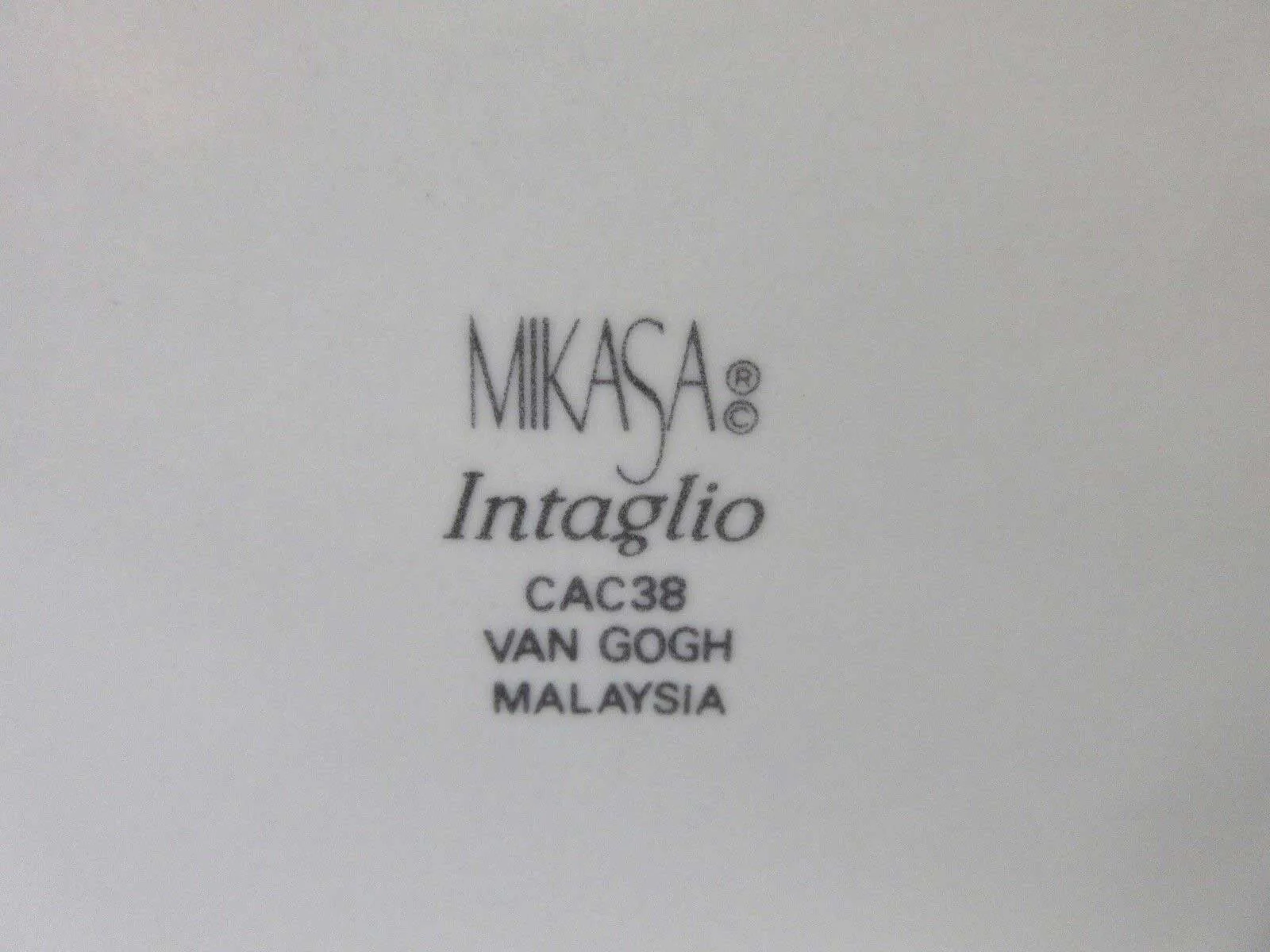 3 Piece Mikasa Intaglio CAC 38 Van Gogh Creamer Gravy Boat - Image 3