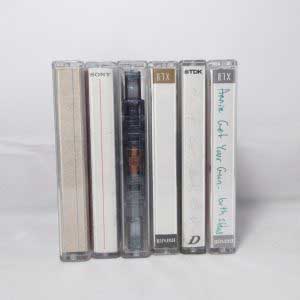 Lot of 6 Audio Tape Cassettes selling as blank Sony, TDK, Maxell