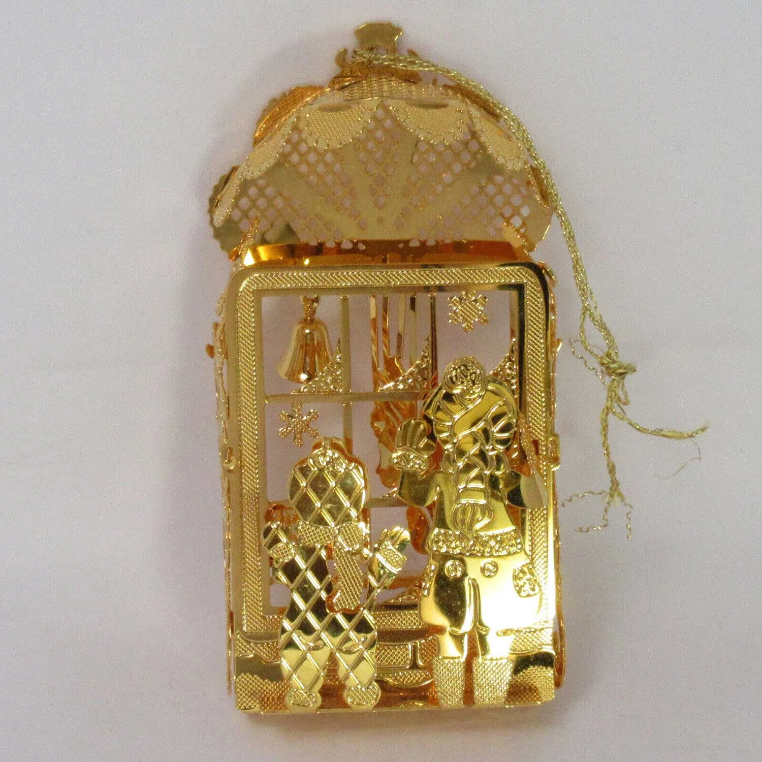 1998 Toy Shop Danbury Mint Christmas Ornament Gold Plated Collection - Image 2