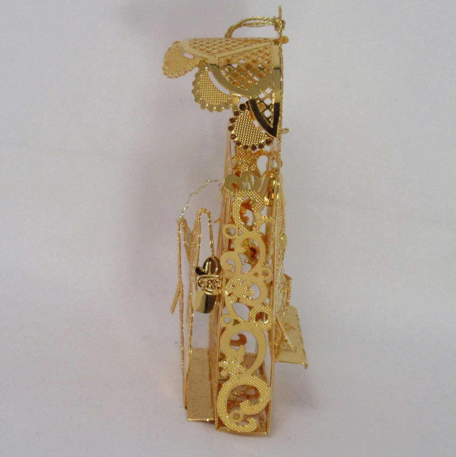 1998 Toy Shop Danbury Mint Christmas Ornament Gold Plated Collection - Image 3
