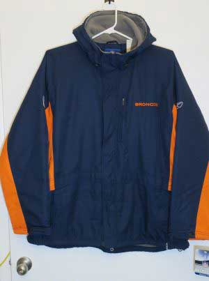 1995 Reebok Denver Broncos Team Apparel on Field Jacket Parka XL
