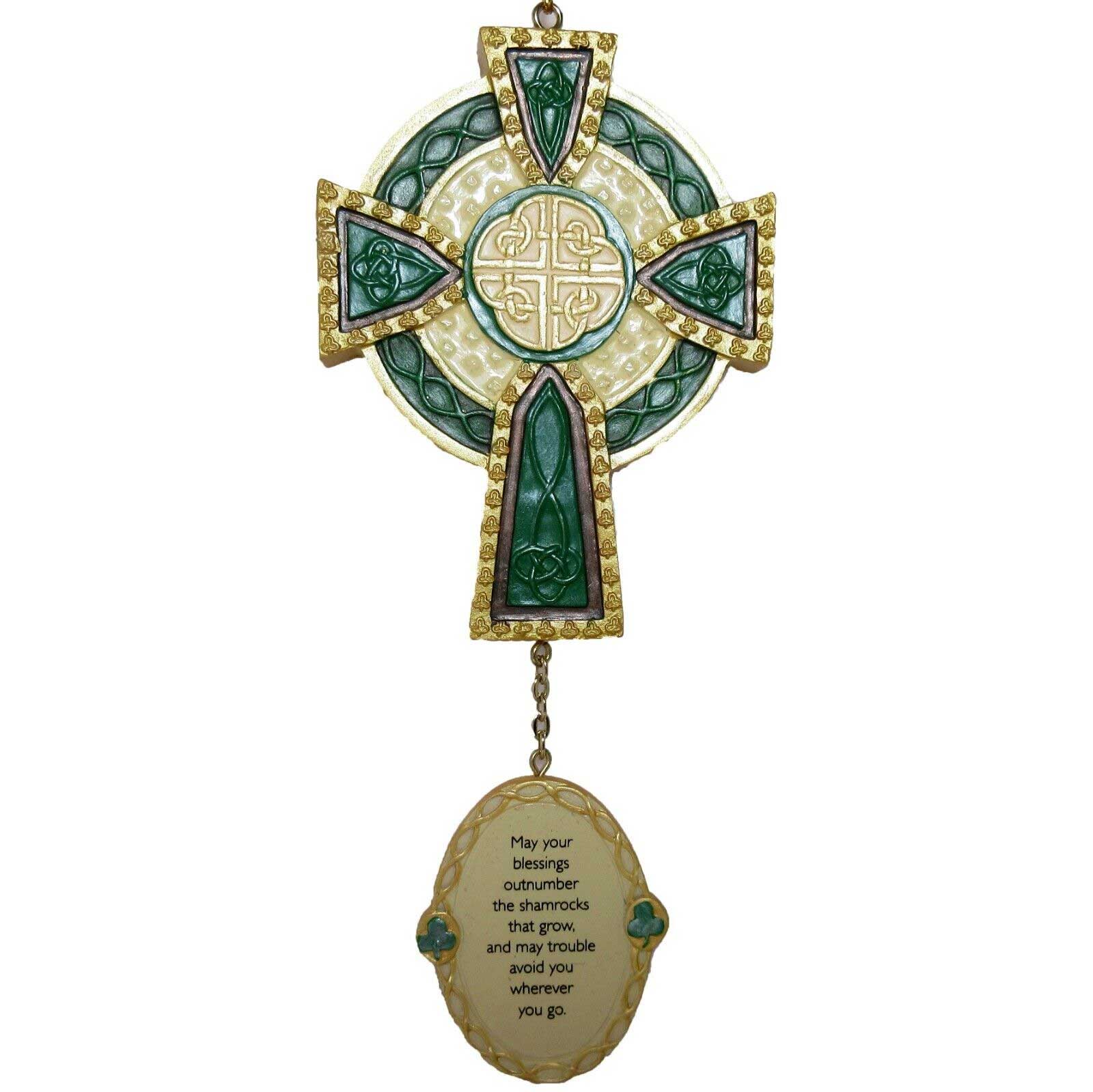 Danbury Mint Christmas Ornament Celtic Cross Irish Blessings Collection
