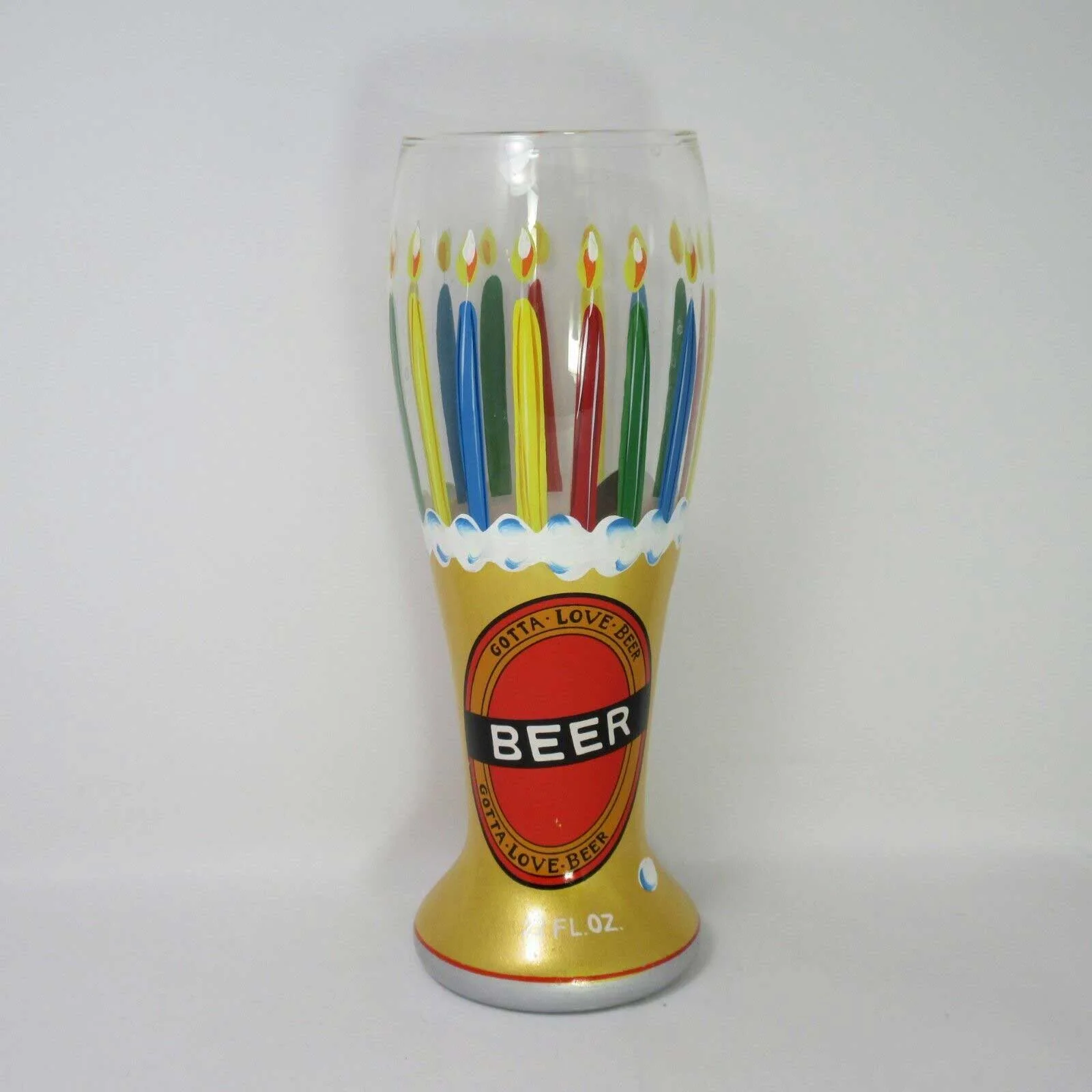 Lolita Birthday Beer Hand Painted Pilsner Glass 22oz - Image 3