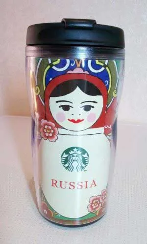 Starbucks Russia Tumbler Matryoshka Nesting Doll