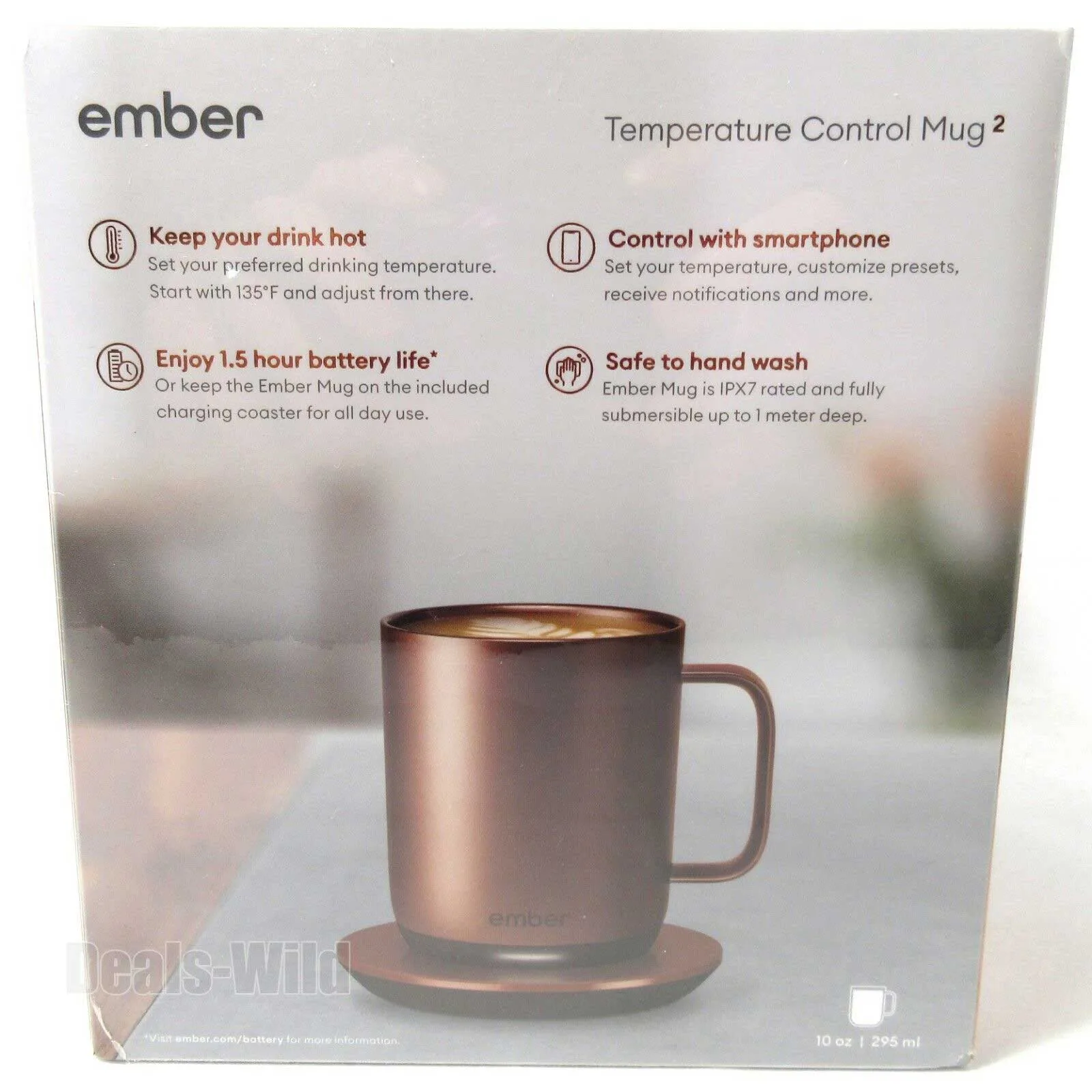 Ember Copper Mug 2 Temperature Control 10oz - Image 2