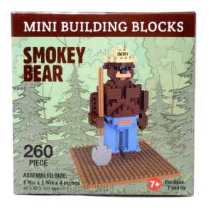 Smokey Bear Mini Building Blocks 260 pieces Assembling Toy