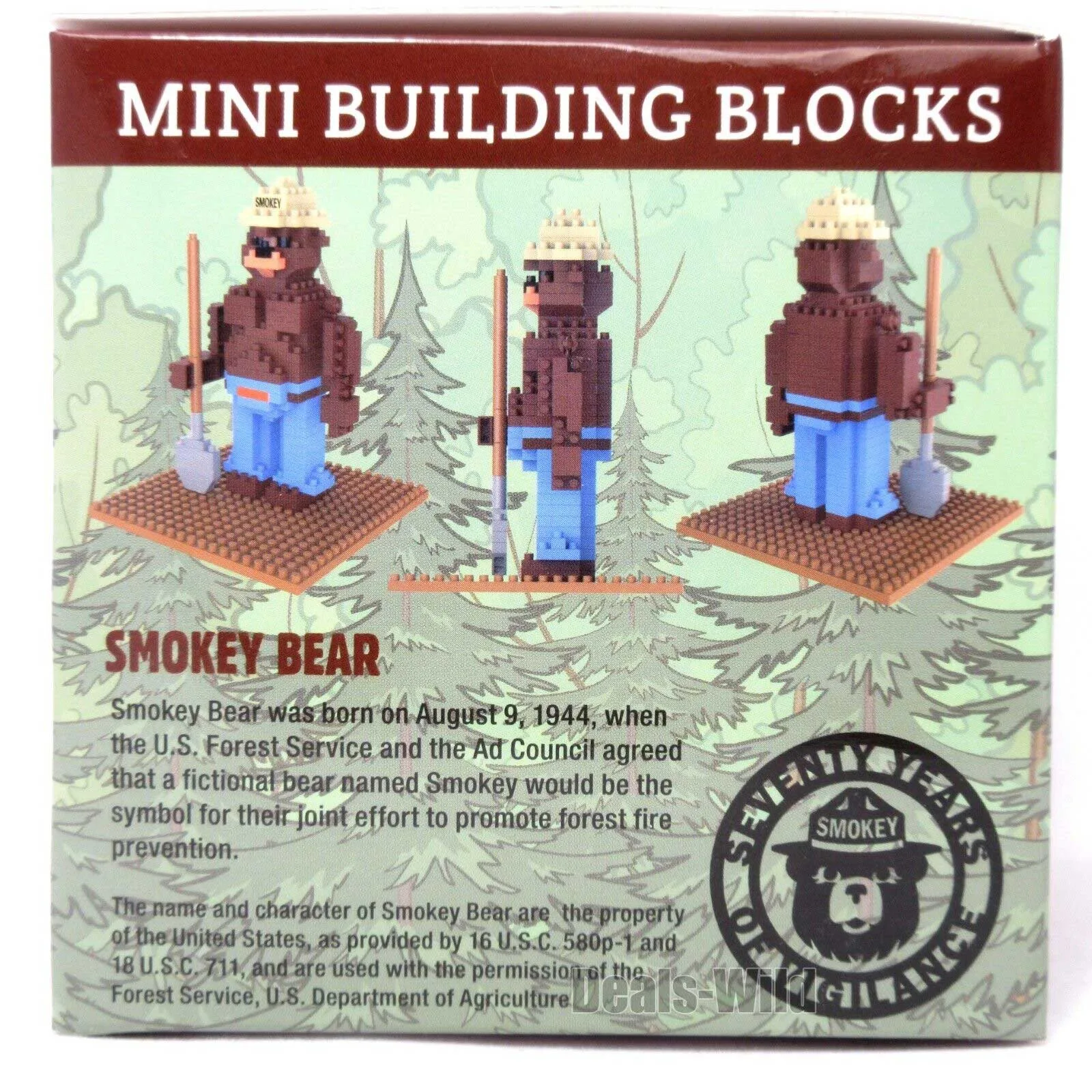 Smokey Bear Mini Building Blocks 260 pieces Assembling Toy - Image 4
