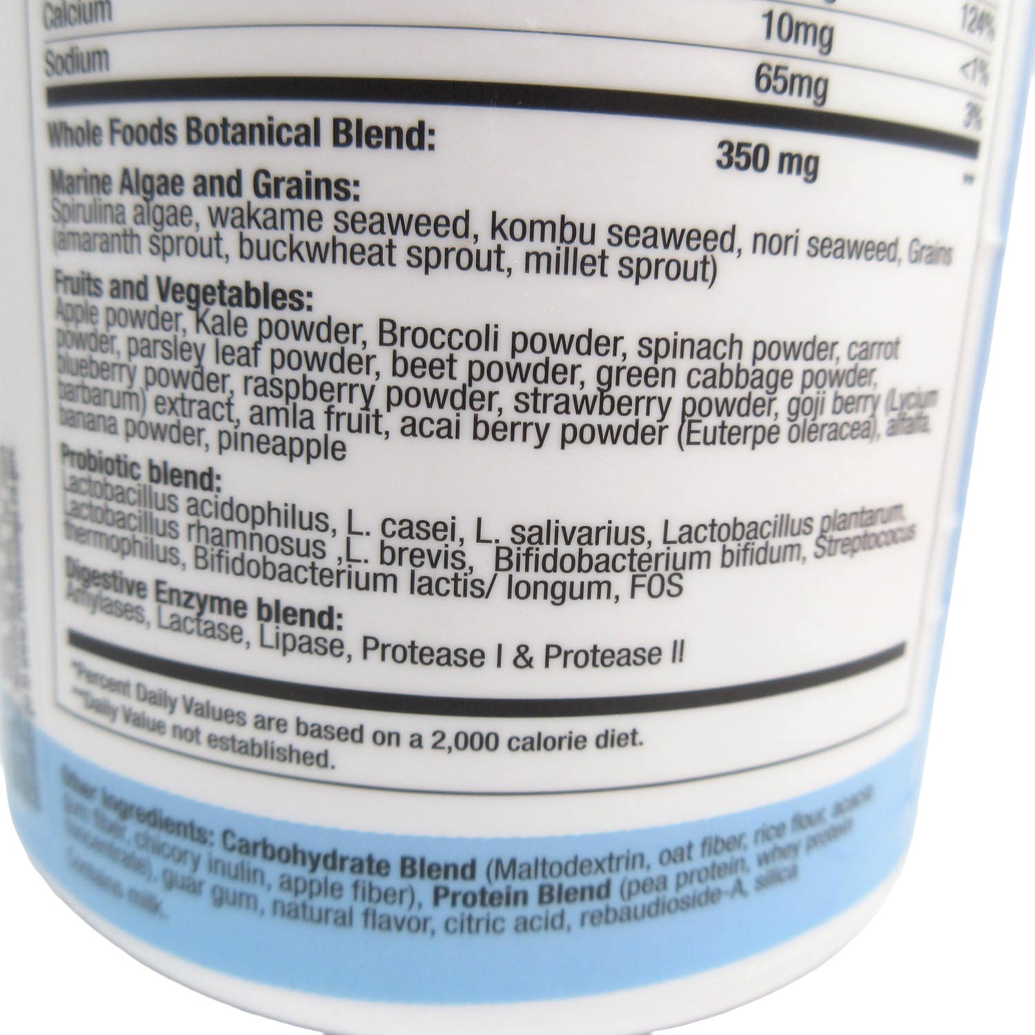RxSelect Green Smoothie ingredients list